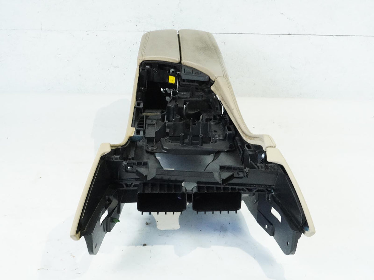 2011 Bmw 5 Series F10 Center Console Armrest Storage Leather Compartment OEM