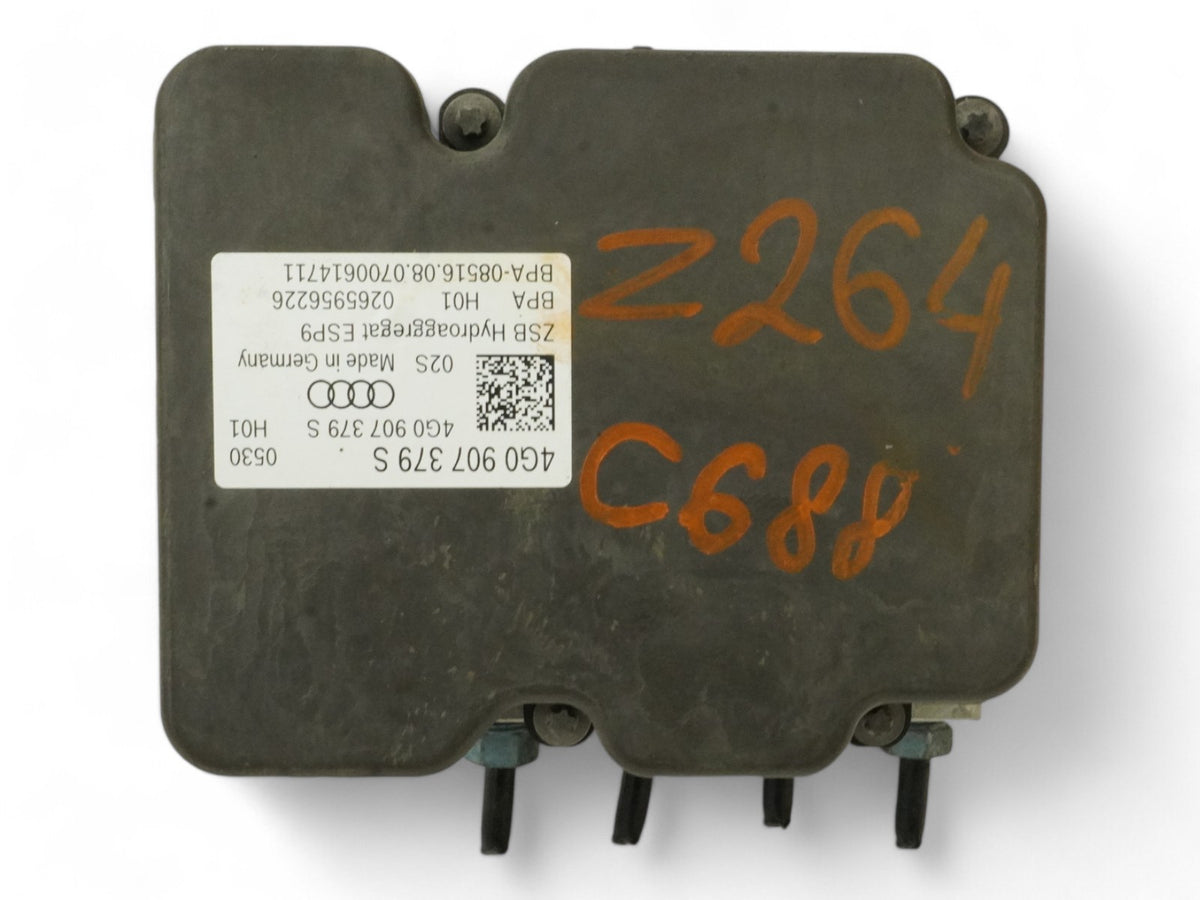 2016 - 2018 Audi A6 C7 Abs Anti Lock Brake Actuator Module Unit Wo Adaptive OEM