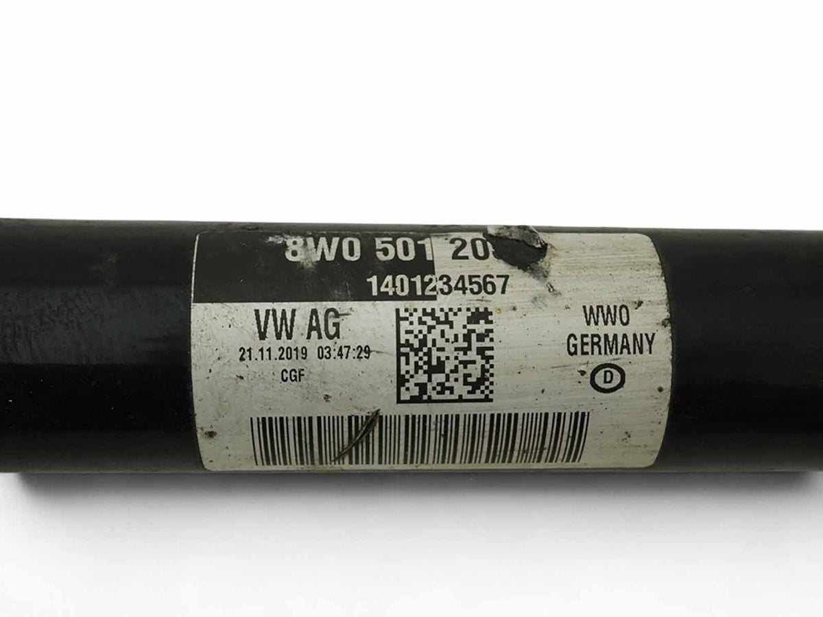 2017 - 2020 Audi A4 B9 QuaTTro Axle Shaft Cv Rear Right Passenger 8W0501203D OEM