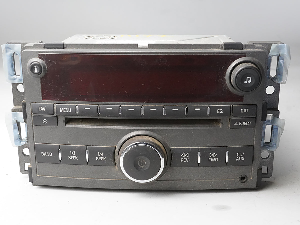 2007 - 2008 Saturn Aura Am Fm Audio Radio Player Receiver Wo Code 15835877 OEM