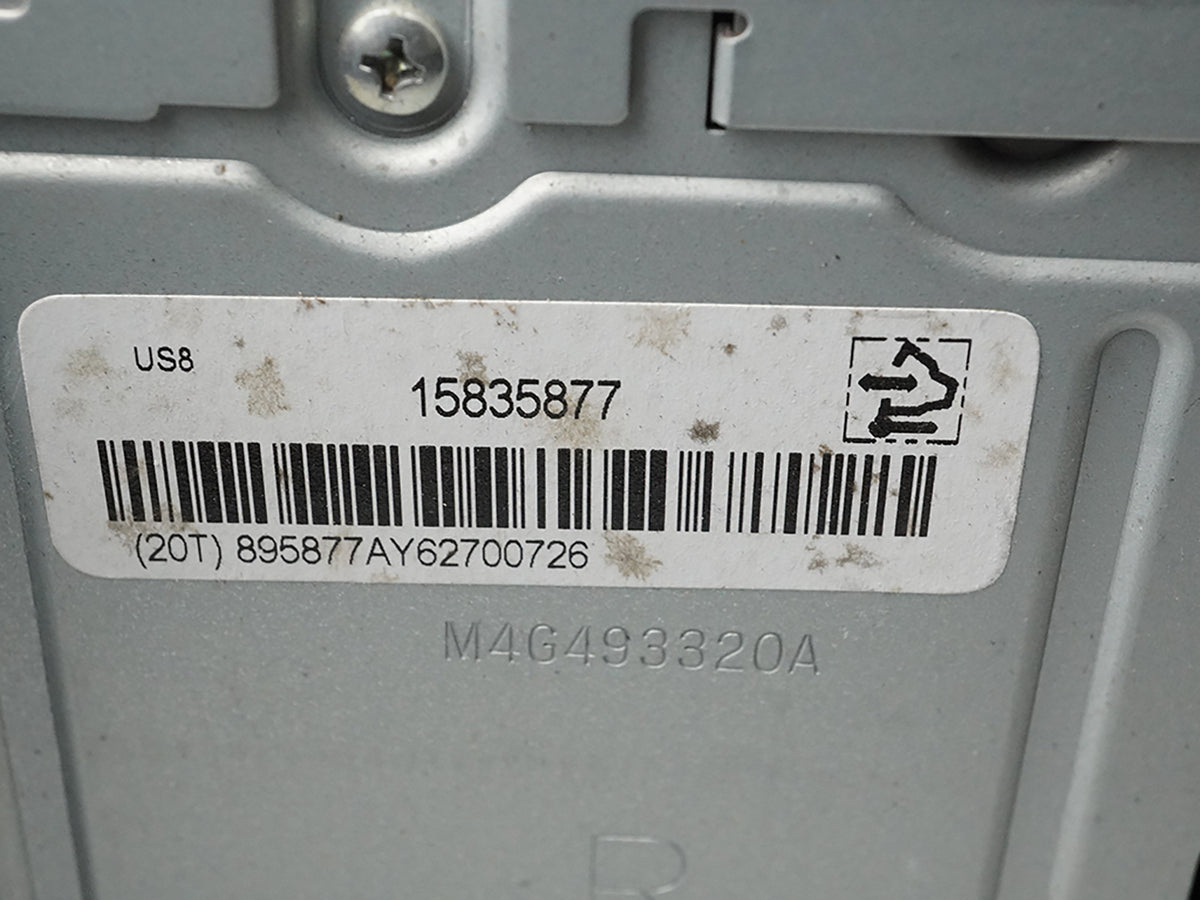 2007 - 2008 Saturn Aura Am Fm Audio Radio Player Receiver Wo Code 15835877 OEM