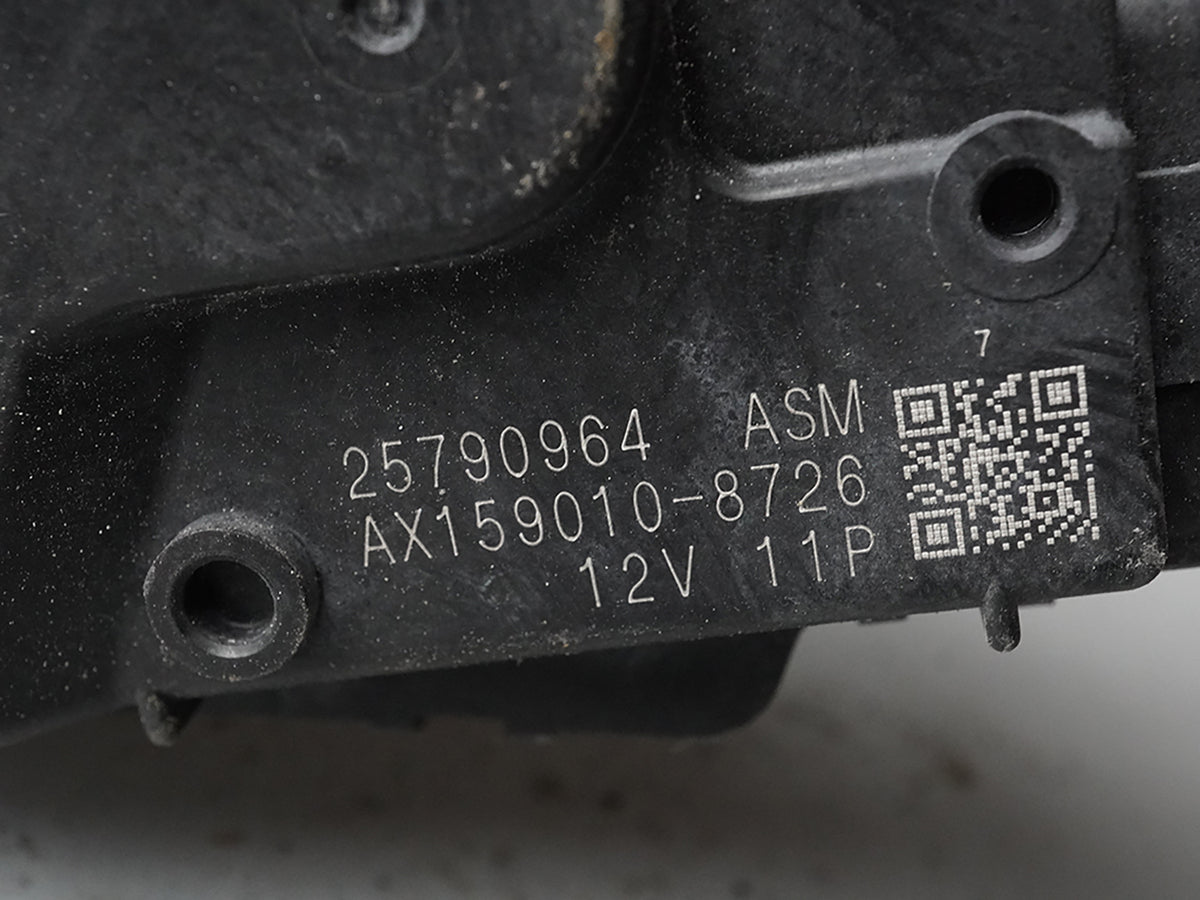 2006 - 2016 Chevrolet Impala  Wiper Motor Windshield Window Front Glass Window