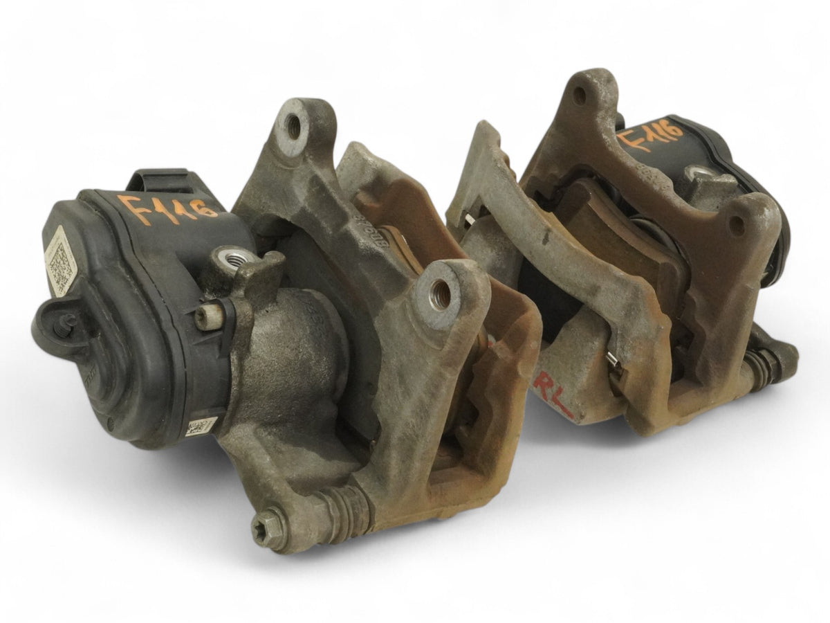 2017 - 2019 Audi Q7 4M Caliper Brake Stop Rear Left Right Lh Rh Set Of 2 OEM