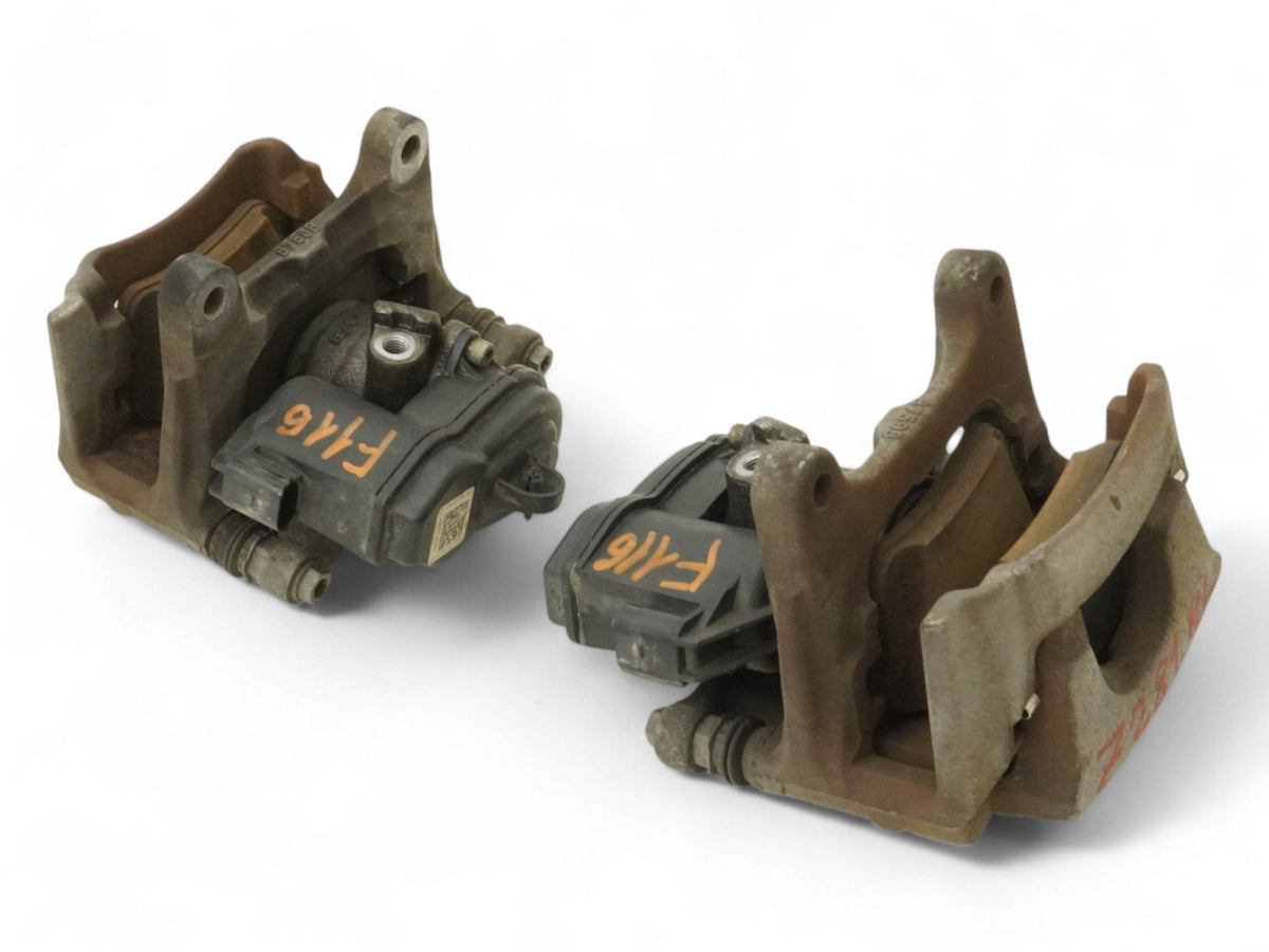 2017 - 2019 Audi Q7 4M Caliper Brake Stop Rear Left Right Lh Rh Set Of 2 OEM