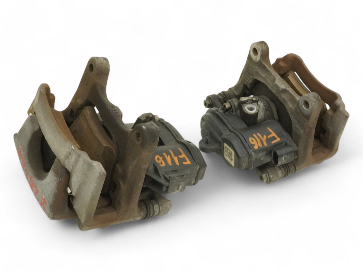 2017 - 2019 Audi Q7 4M Caliper Brake Stop Rear Left Right Lh Rh Set Of 2 OEM