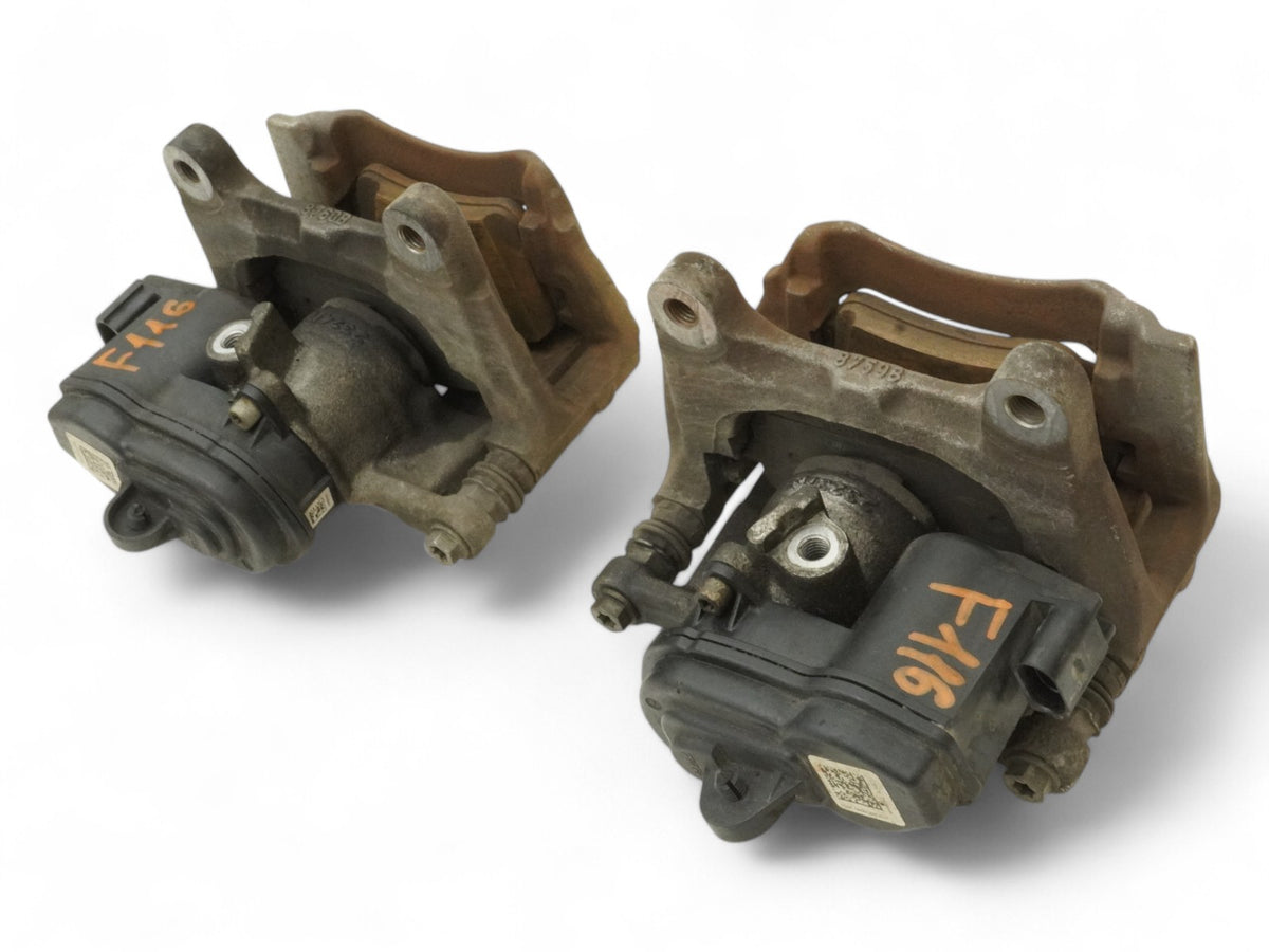 2017 - 2019 Audi Q7 4M Caliper Brake Stop Rear Left Right Lh Rh Set Of 2 OEM