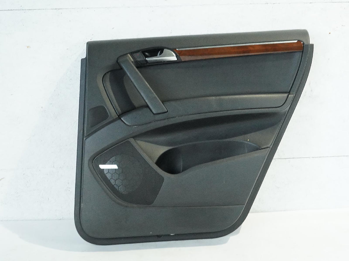 2007 - 2011 Audi Q7 4L Door Panel Cover Interior W Handle Window Switch Rear Rh