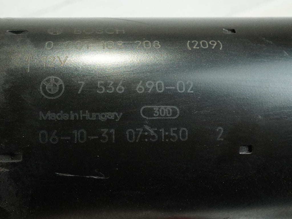  2007 - 2010 BMW X5 E70 4.8L ENGINE STARTER MOTOR IGNITION BOSCH 7536690 OEM, in stock
