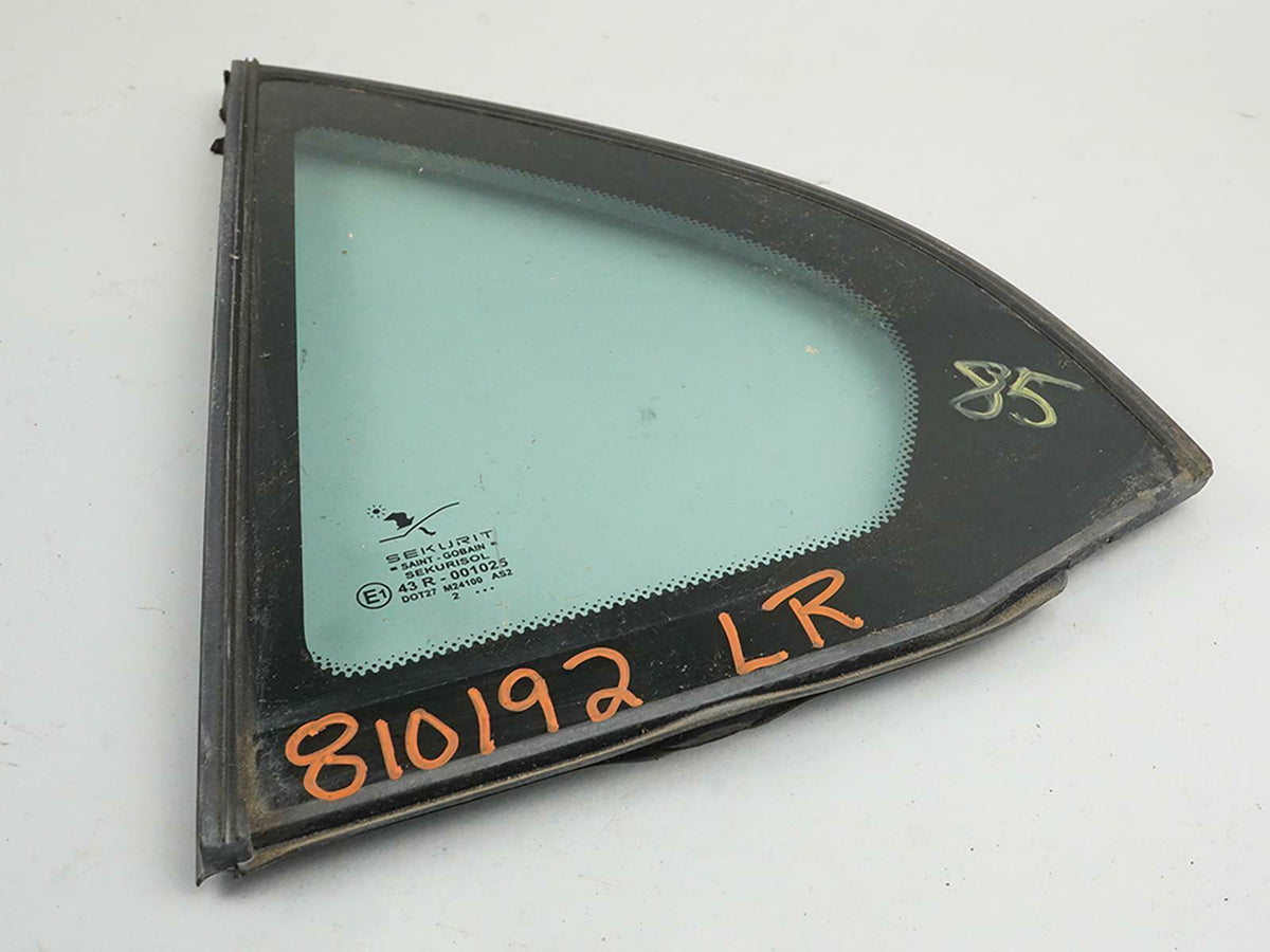 2003 - 2011 Saab 9-3 Sedan Window Glass Door Vent Rear Left Driver Lh Side OEM