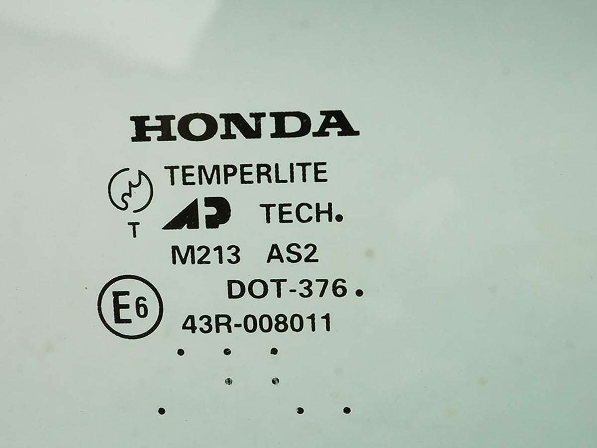 1996 - 2000 Honda Civic Sedan Window Glass Door Rear Passenger 73400S01A0 OEM