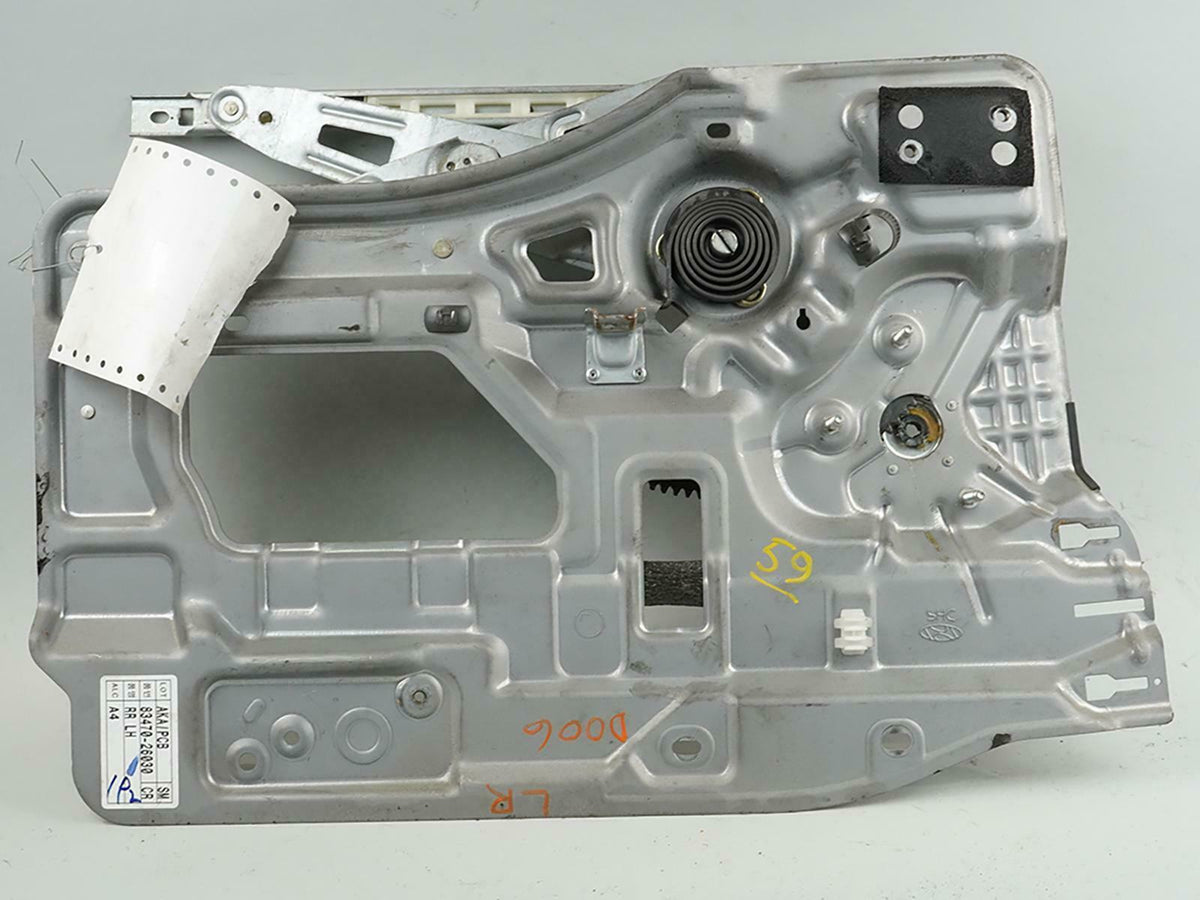 01-06 Hyundai Santa Fe Power Window Regulator Door W Frame Rear Left OEM