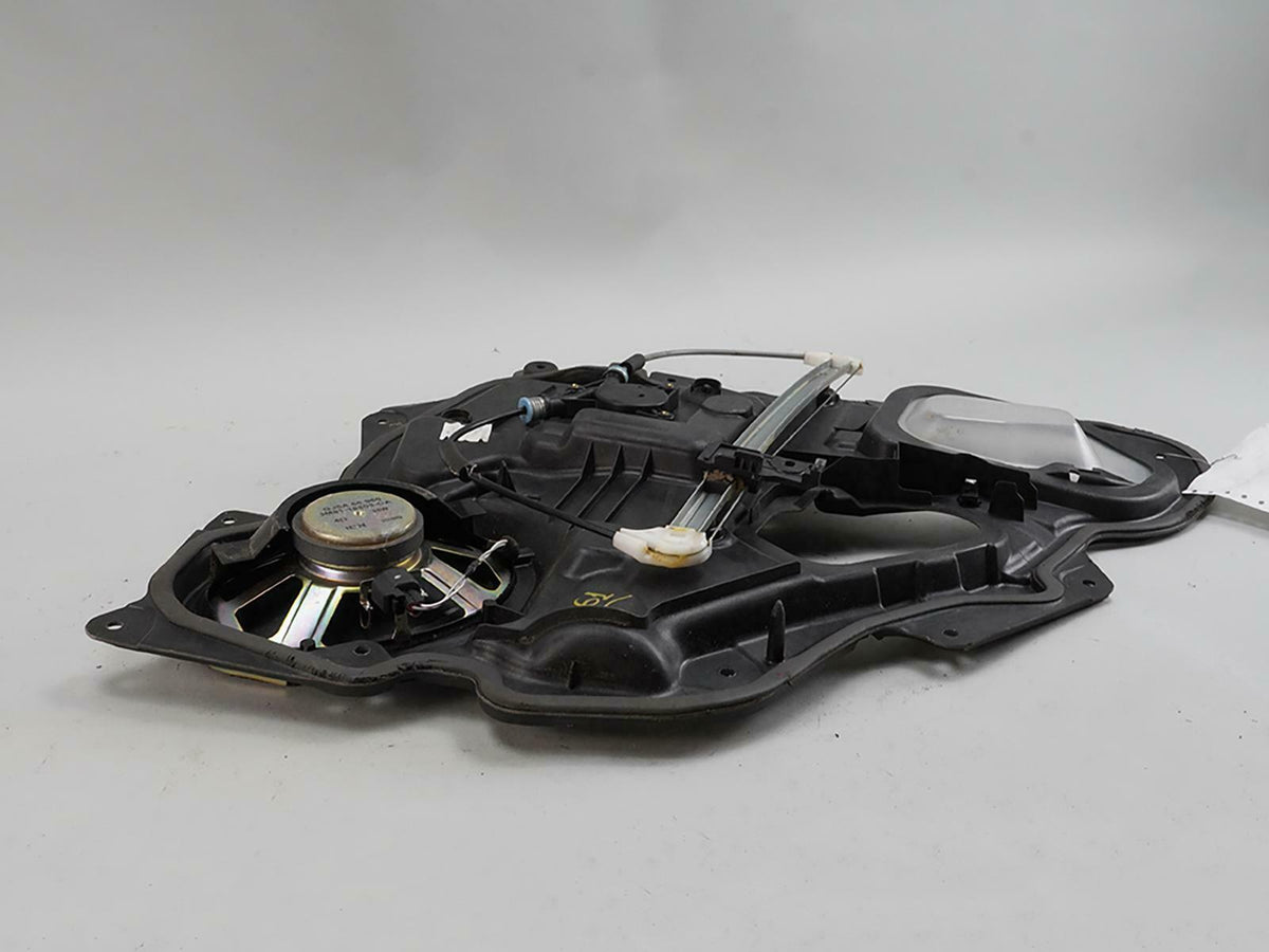 04-09 Mazda 3 Power Window Regulator Motor Door Handle W Frame Rear Left LH
