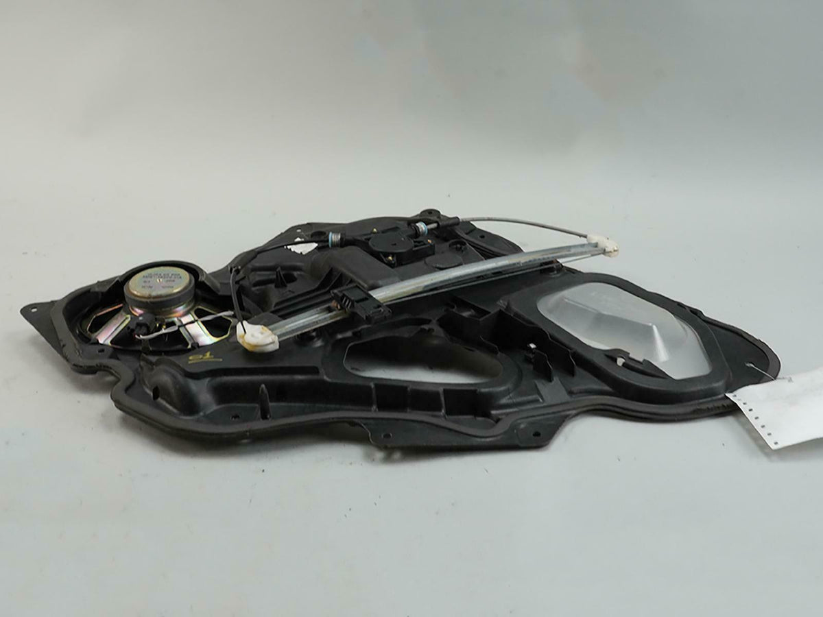 04-09 Mazda 3 Power Window Regulator Motor Door Handle W Frame Rear Left LH