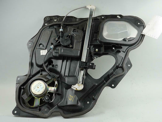 04-09 Mazda 3 Power Window Regulator Motor Door Handle W Frame Rear Left LH
