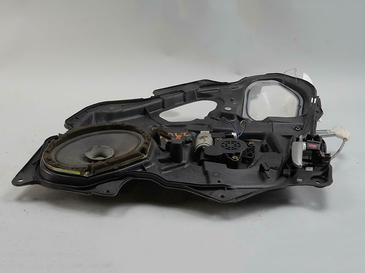 04-09 Mazda 3 Power Window Regulator Motor Door Handle W Frame Rear Left LH