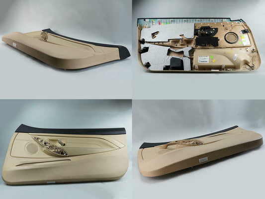 2014 - 2016 Bmw 4 Series F32 Door Panel Trim Cover Leather Front Right Rh OEM