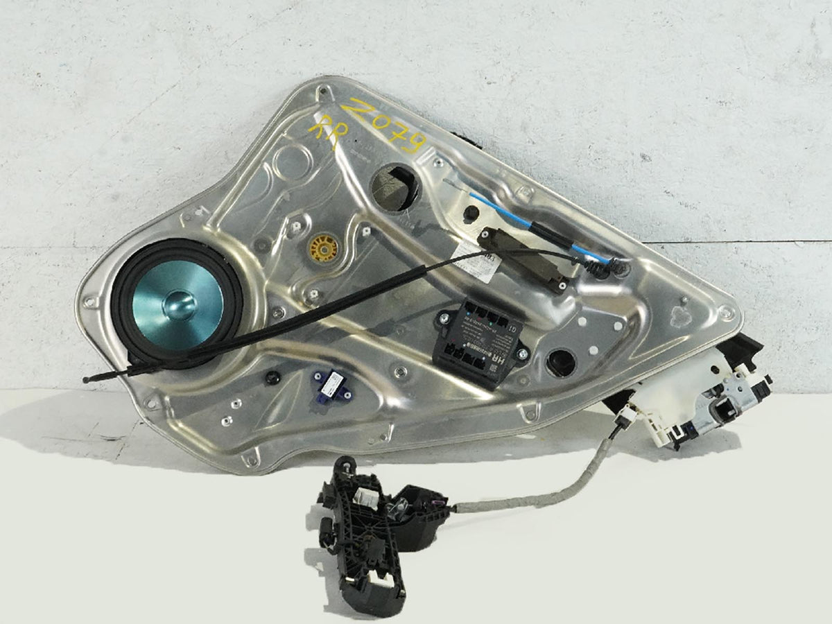 10-16 Mercedes Benz E W212 Regulator Motor Frame Speaker Module Rear Right OEM