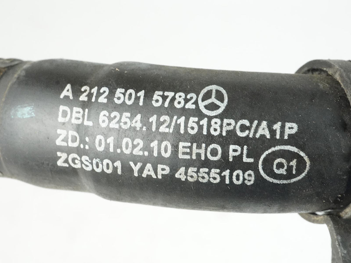 2010 - 2016 Mercedes Benz E Class W212 Hose Pipe Line Radiator Coolant Overflow