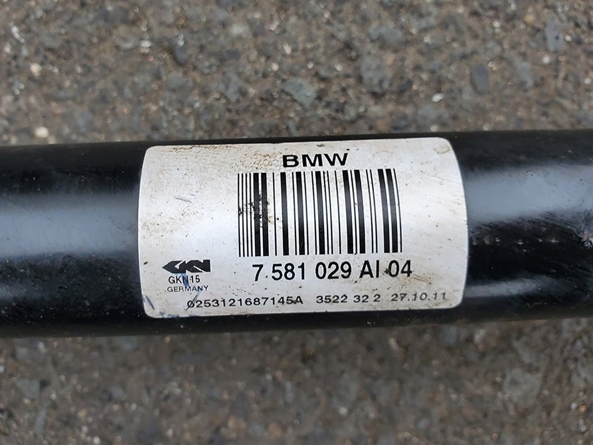 2011 - 2016 Bmw 5 Series F10 Xdrive Axle Shaft Cv Rear Left Side Lh 7581029 OEM