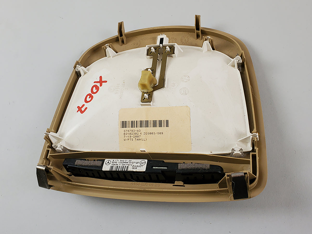 2007 - 2009 Mercedes Benz Gl Class X164 Overhead Roof Reading Lamp Light Rear