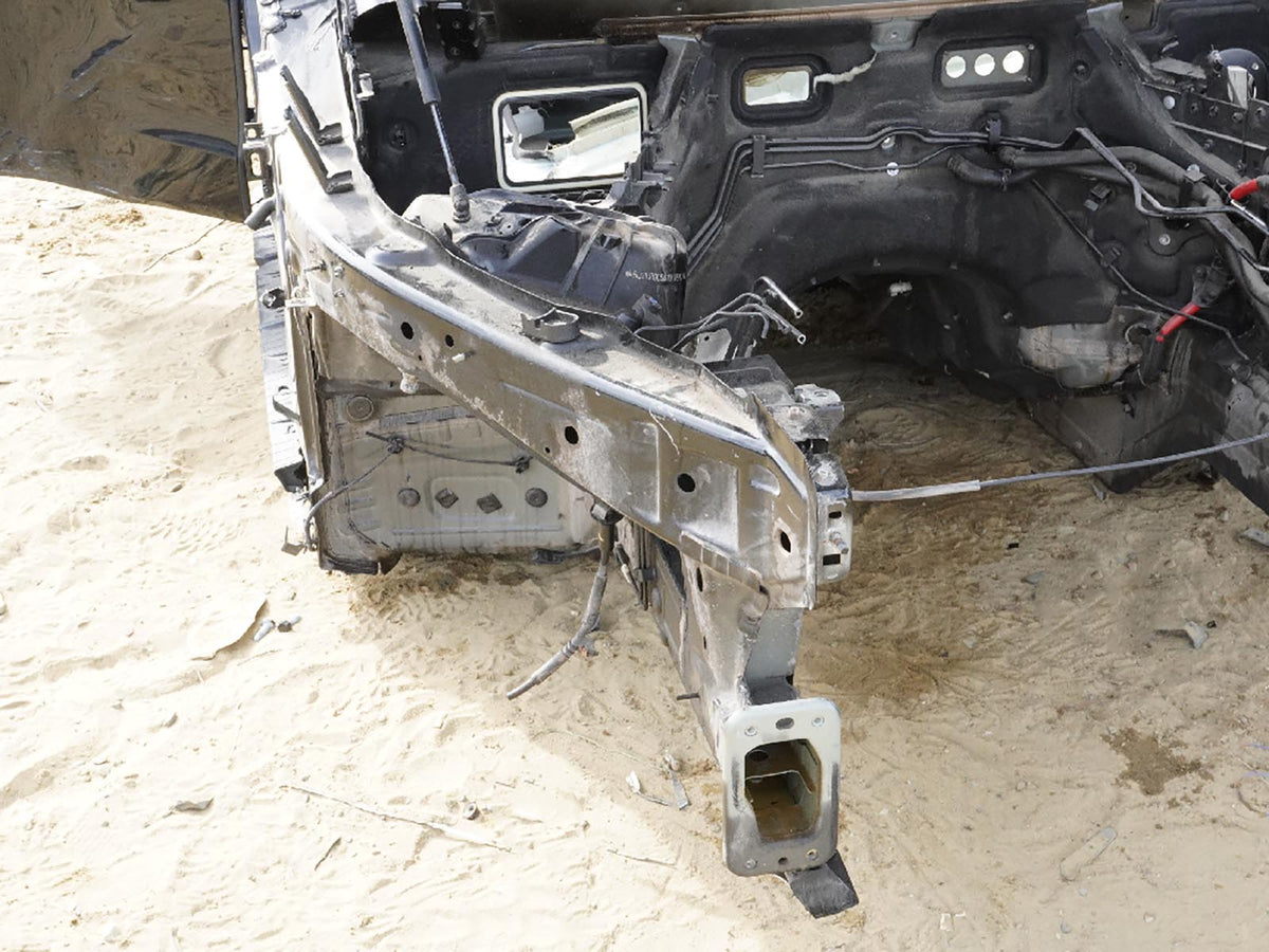 2014 - 2018 Bmw X5 F15 Fender Rail Frame Horn Apron Structural Metal Body Cut Rh