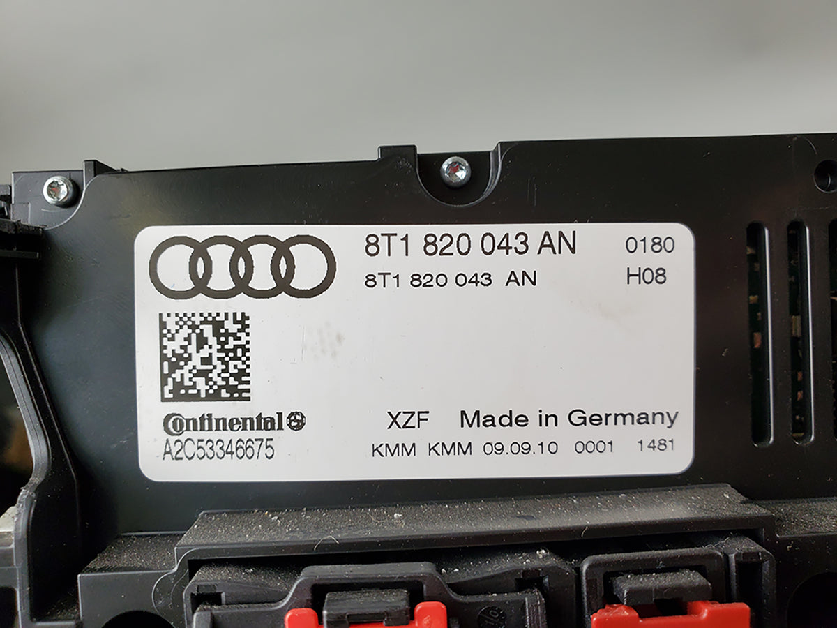 2009 - 2012 Audi A4 B8 Ac Heater Climate Temperature Seat Heater Control Switch