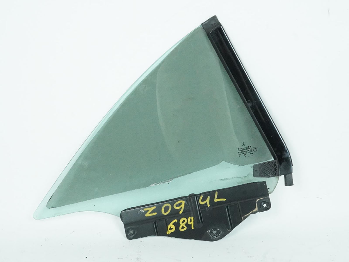 03-12 Mercedes SL500 SL600 R230 Quarter Window Glass Rear Left 2306700110 OEM