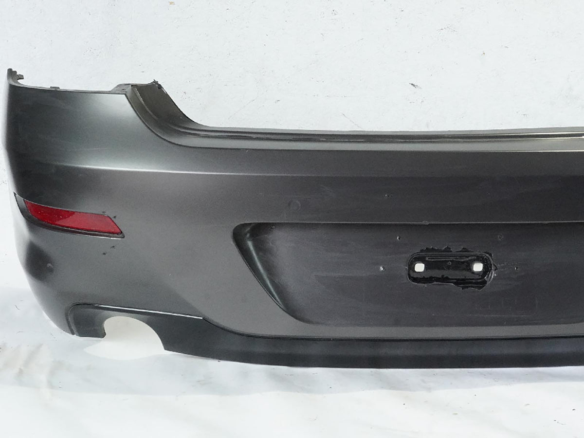 2012 - 2015 Bmw 6 Series F13 Bumper Cover Panel Exterior W Park Assist Rear OEM
