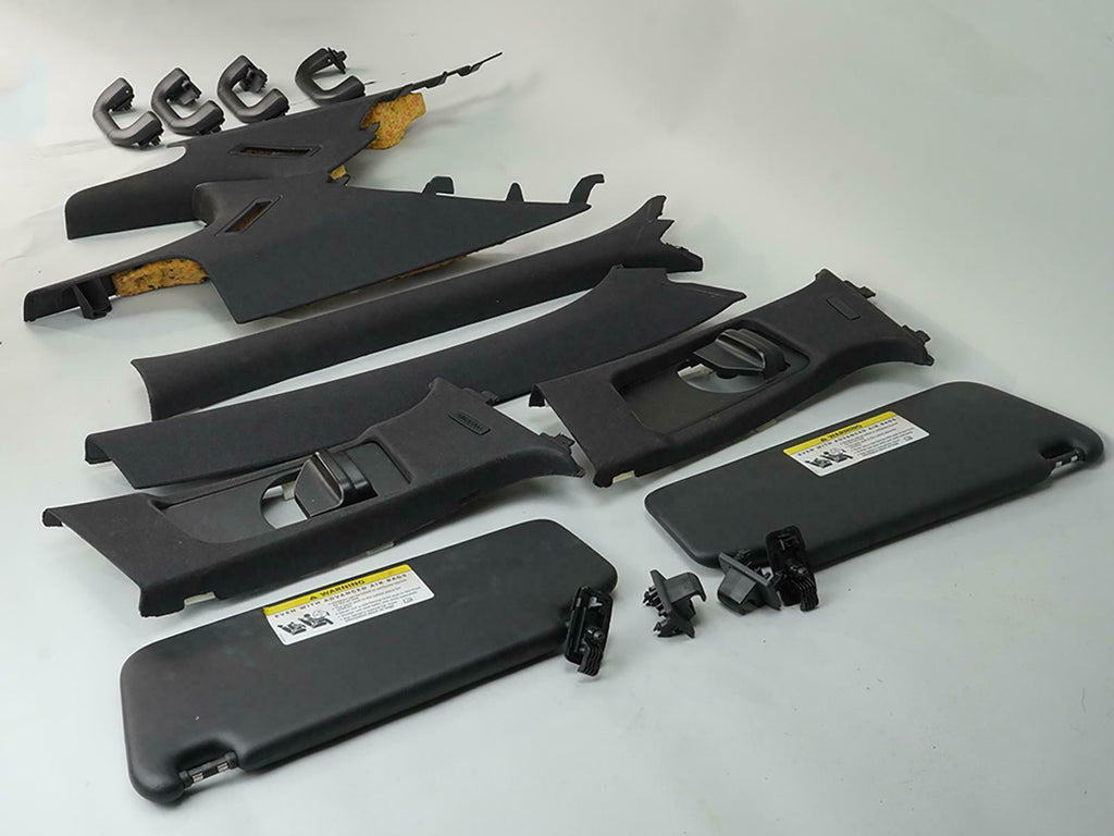  2008 - 2014 Mercedes Benz C Class W204 Sun Visor B Pillar Trim Rh Lh Set OEM, buy