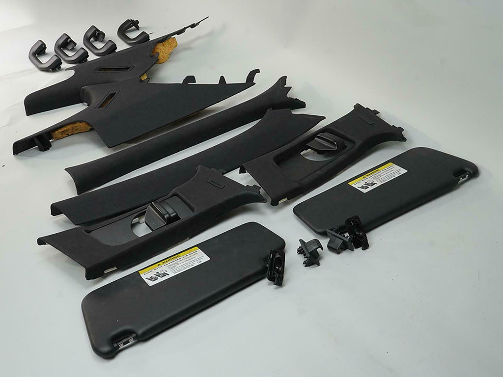 2008 - 2014 Mercedes Benz C Class W204 Sun Visor B Pillar Trim Rh Lh Set OEM, in stock