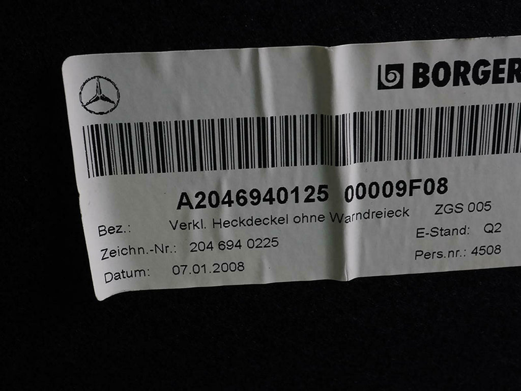  2008 - 2014 Mercedes C Class W204 Quarter Panel Inner Cover Unit A2046904125, buy