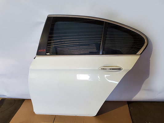 2011 - 2016 Bmw 5 Series F10 Door Panel Exterior Handle Window Glass Rear Left
