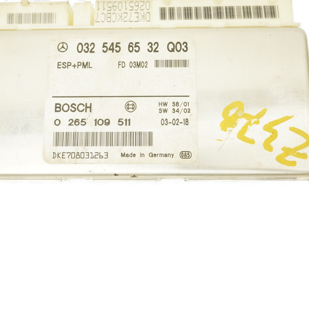 03-06 Mercedes Sl500 Sl600 Sl55 R230 Abs Esp Pml Anti Lock Brake Control Module