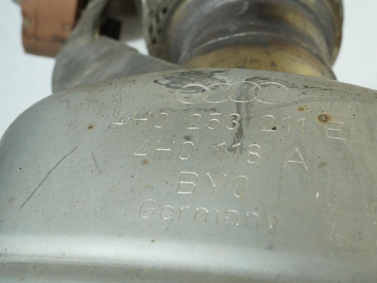2013 - 2015 Audi A8 D4 4.0L Exhaust Muffler Silencer Pipe Left Right Set Of 2
