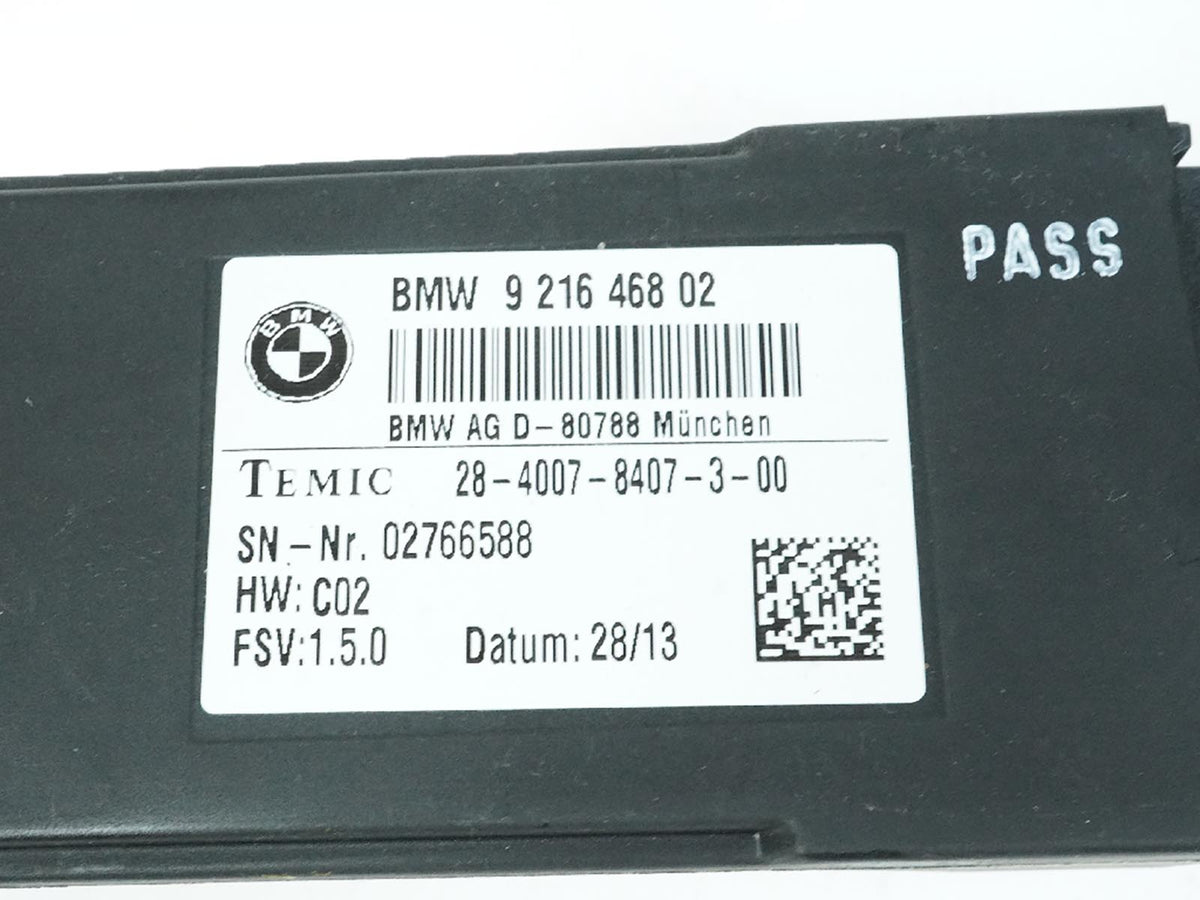 2014 - 2018 Bmw 3 Series F30 Seat Heated Control Module Unit Front 9216468 OEM