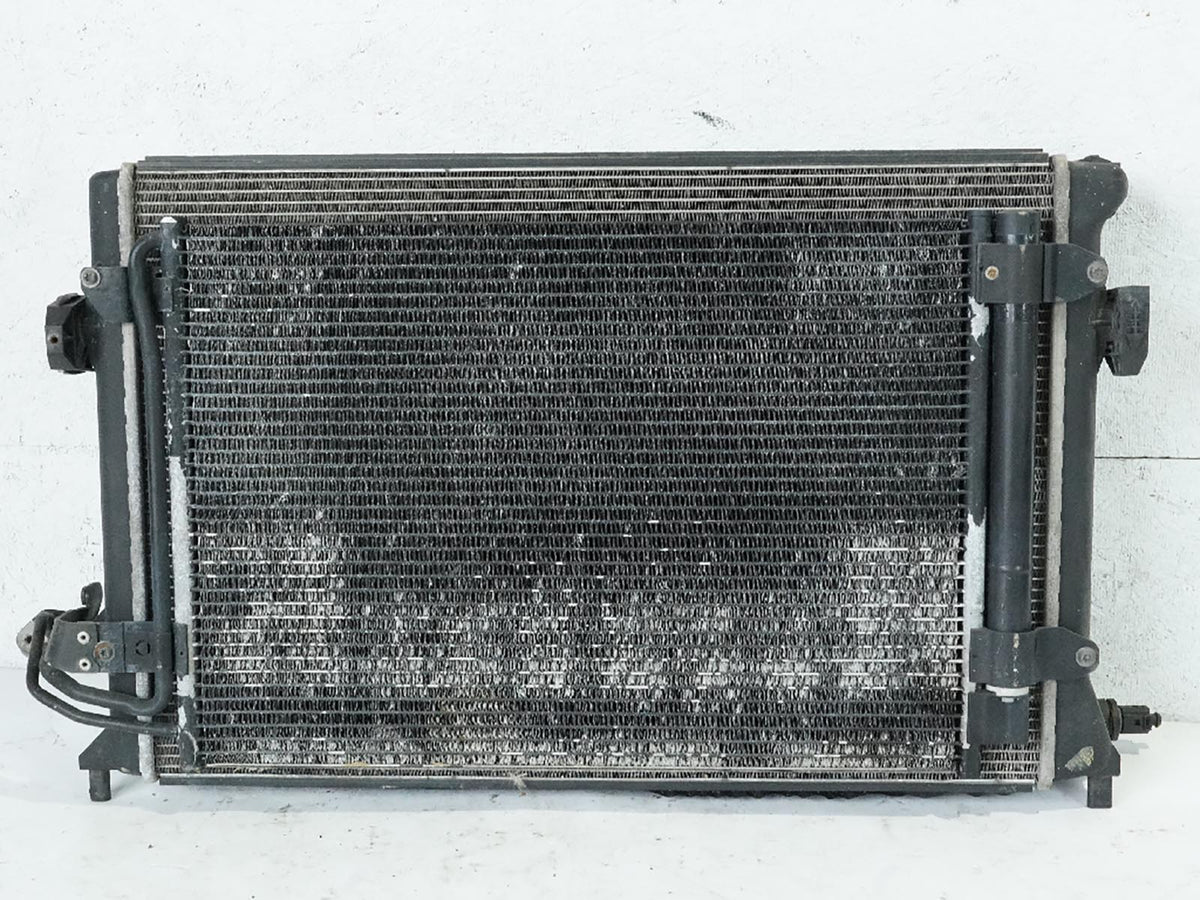2008 - 2010 Audi TT Mk2 3.2L Mt Radiator Condenser Cooling Fan Shroud Motor OEM