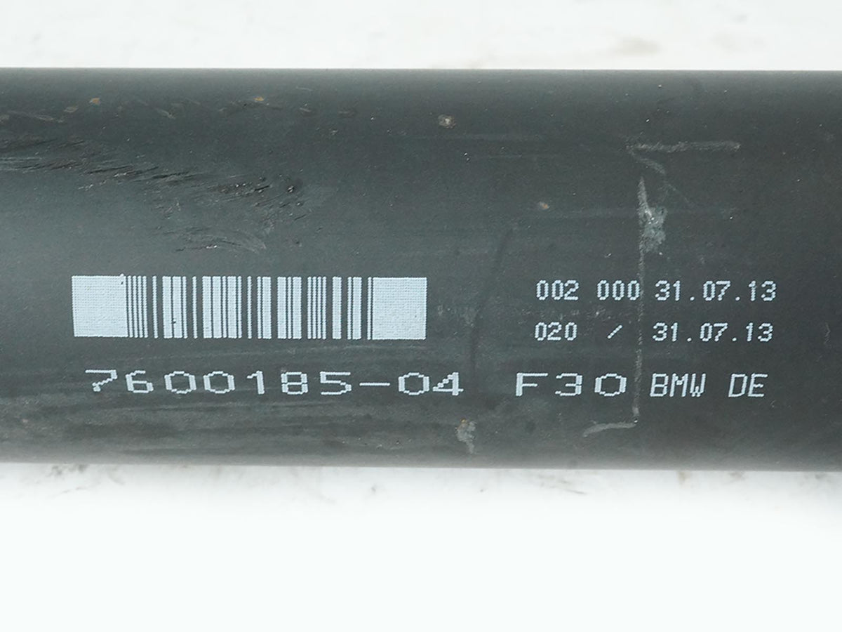 2013 - 2015 Bmw 3 Series F30 Xdrive Shaft Cardan Propeller Rear 7600185 OEM