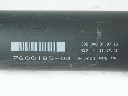 2013 - 2015 Bmw 3 Series F30 Xdrive Shaft Cardan Propeller Rear 7600185 OEM