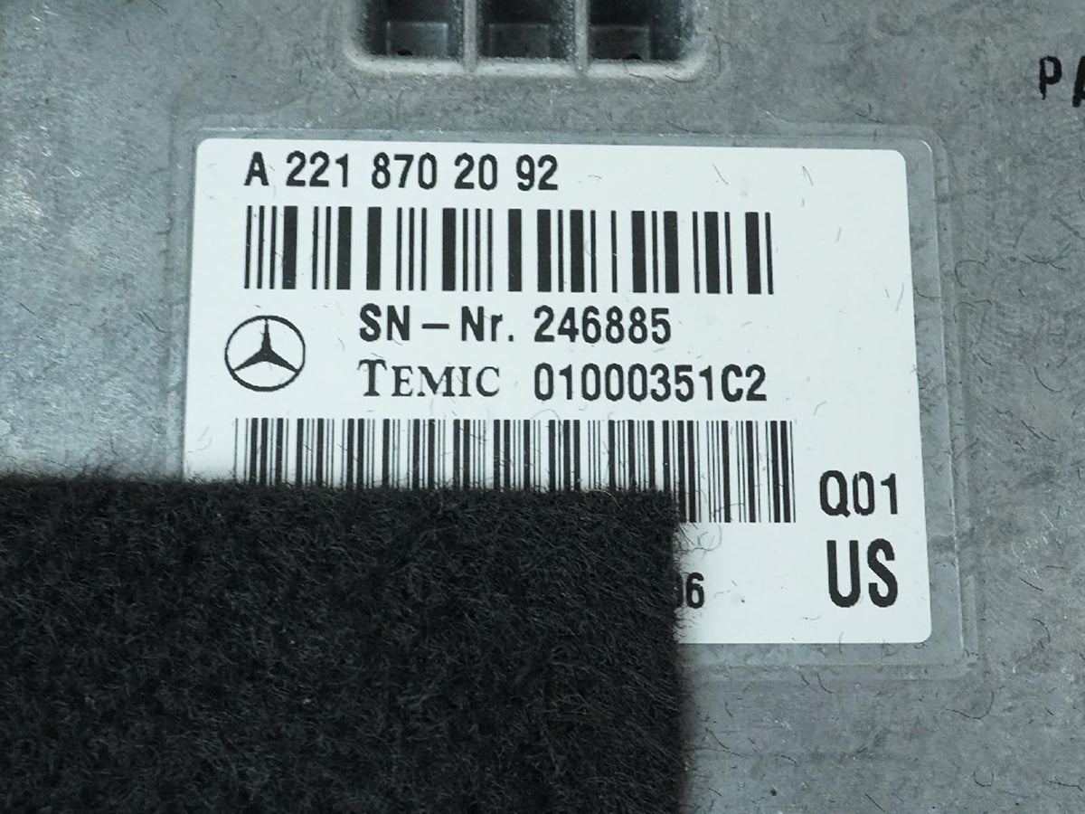 07-13 Mercedes S350 W221 Language Communication Control Module A2218702092 OEM