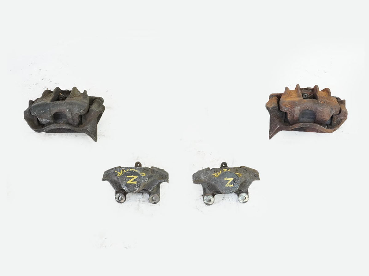 1994 - 2000 Mercedes Benz C Class W202 Caliper Brake W Pads Front Rear Set Of 4