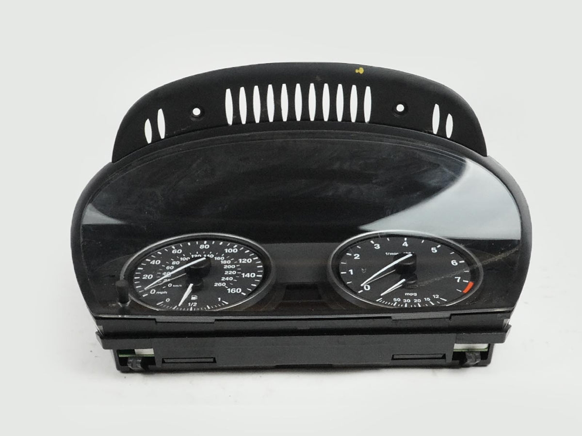 08-10 BMW 5 Series E61 3.0L 6 Cyl Mph Speedometer Cluster 62109194887 OEM