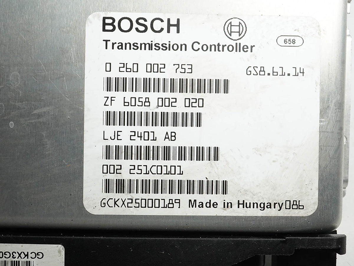 2001 - 2002 Jaguar Xk8 Tcm Tcu Transmission Computer Control Module 0260002753