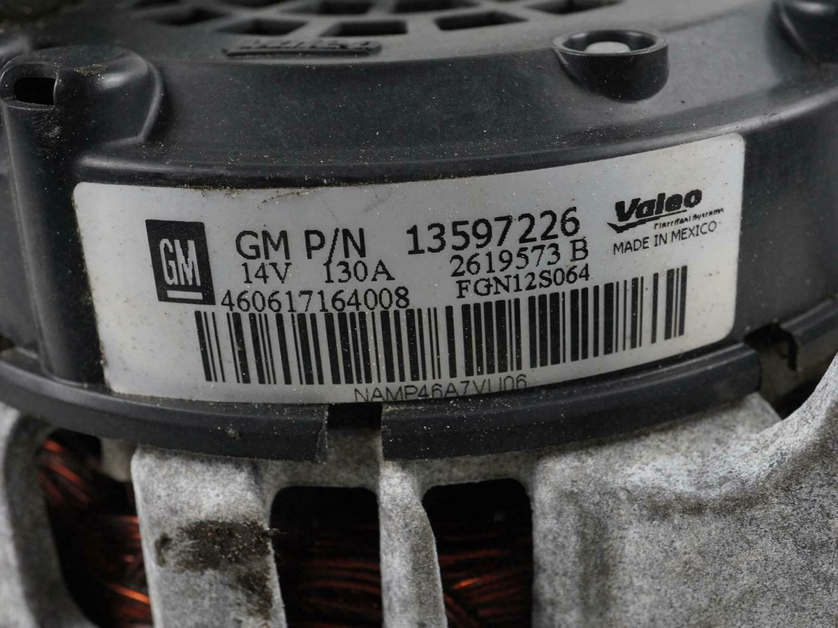 13-20 Chevrolet Cruze Trax Engine Alternator Generator Motor Unit 13597226 OEM