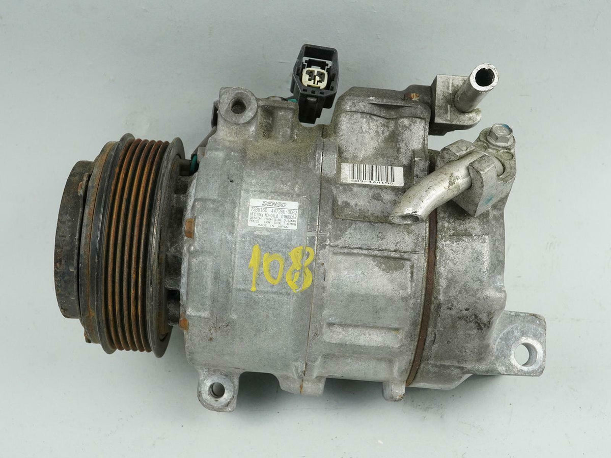 05-11 Cadillac STS 3.6L AC Compressor Air Conditioning Denso Unit 25737325 OEM