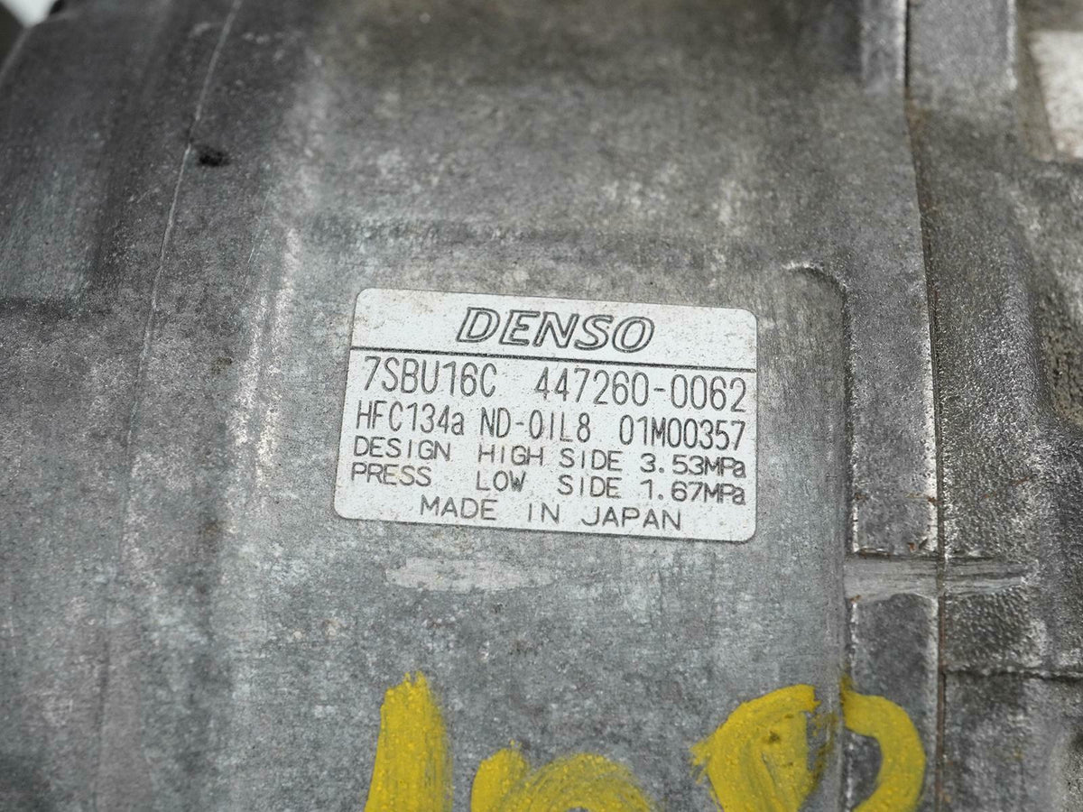 05-11 Cadillac STS 3.6L AC Compressor Air Conditioning Denso Unit 25737325 OEM