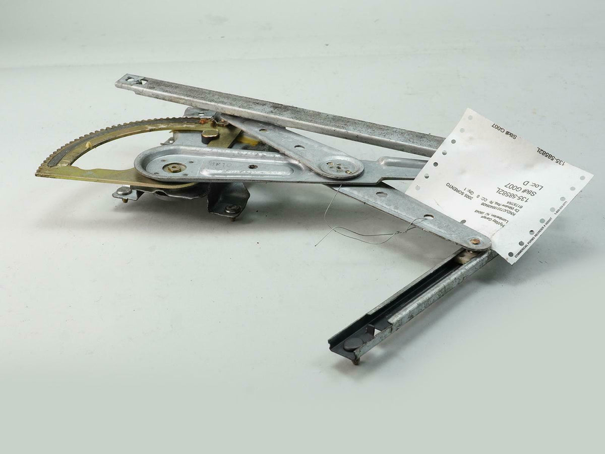 2003 - 2009 Kia Sorento Door Window Regulator Left Driver Side Rear Lh