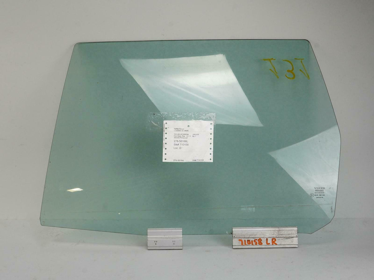1998 - 2000 Volvo S70 Sedan 4dr Door Window Glass Rear Driver 94846011 OEM