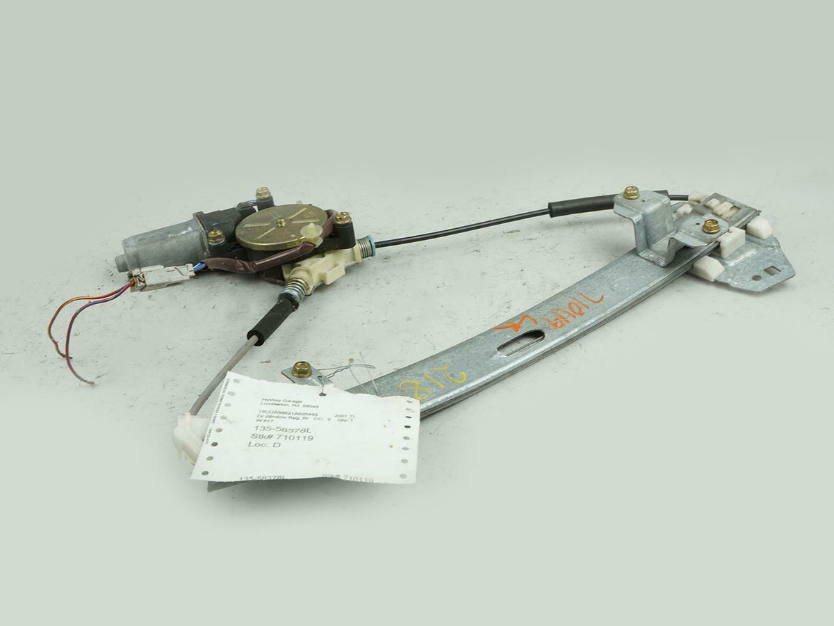 1999 - 2003 Acura Tl Power Electric Window Regulator W Motor Rear Left Lh OEM