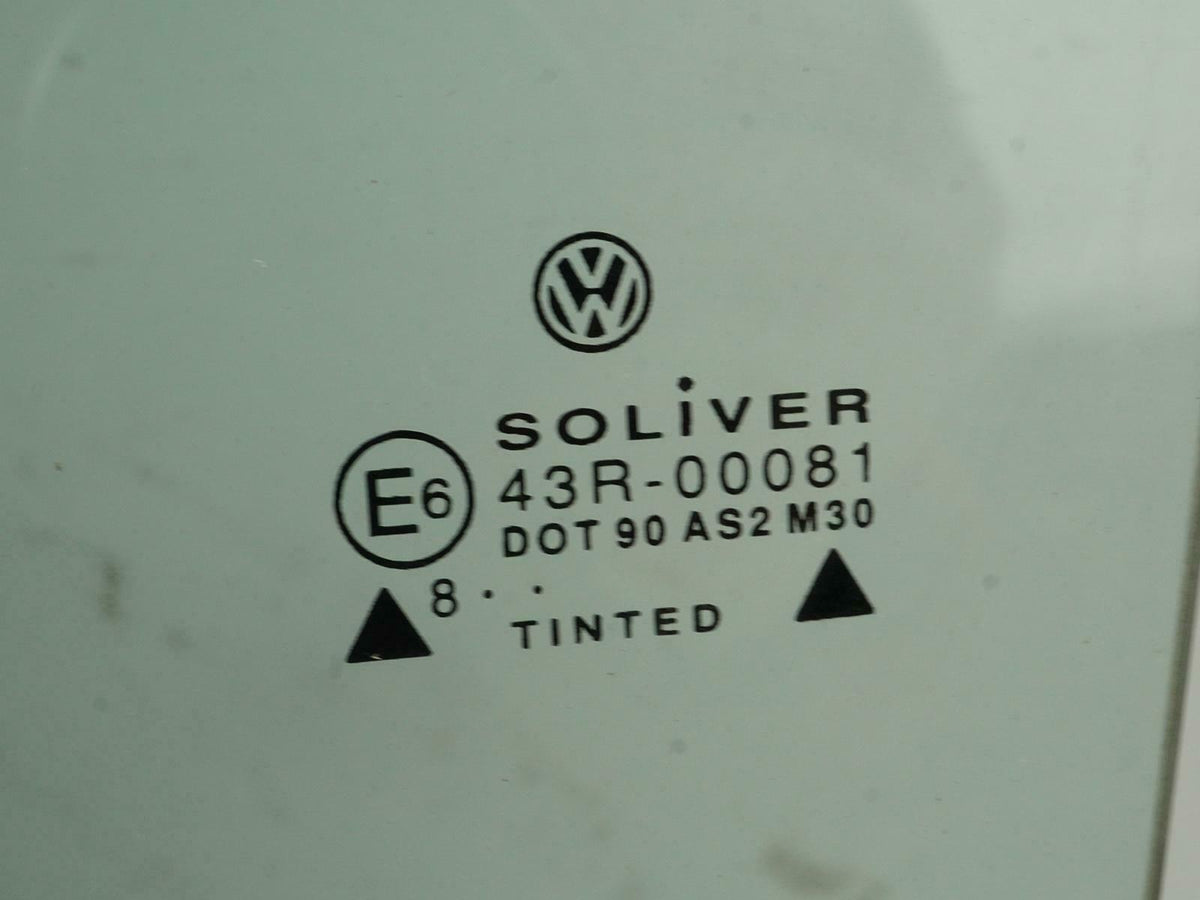 1998 - 2005 Volkswagen Passat Sedan Door Window Glass Rear Left 3B5845025 OEM