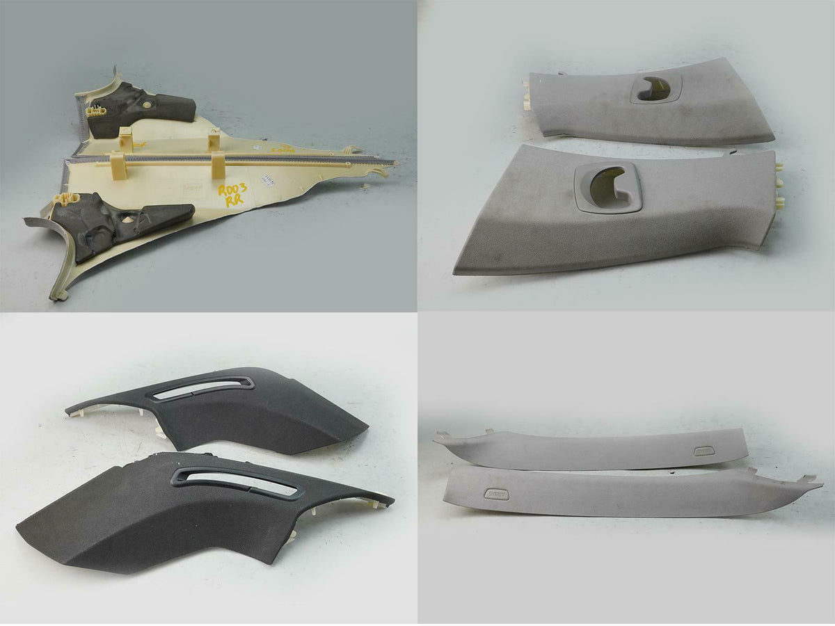 2009 - 2015 Bmw 7 Series F01 A B C Pillar Molding Panel Trim Cover Interior Set